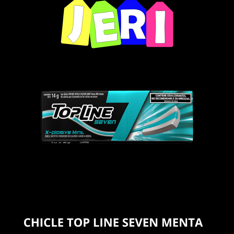 CHICLE TOP LINE SEVEN MENTA