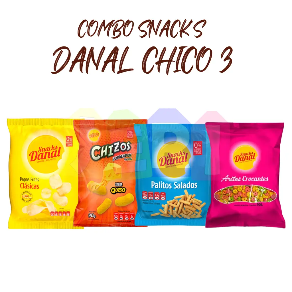 COMBO SNACK´S DANAL CHICO 3