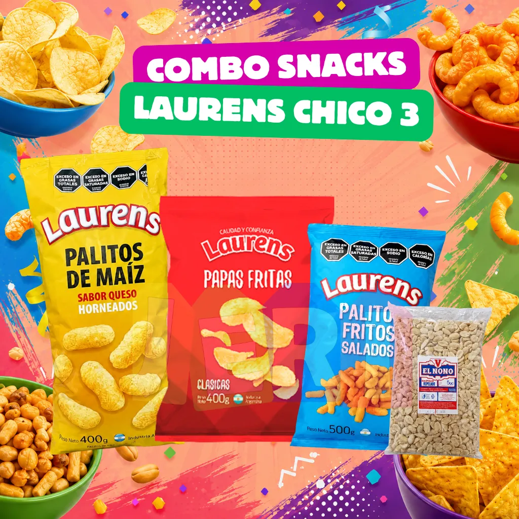 COMBO SNACK´S LAURENS CHICO 3