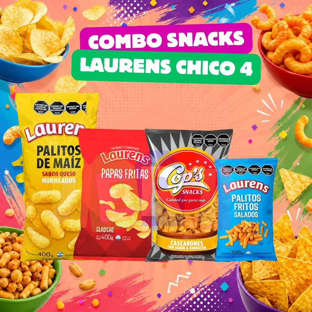 COMBO SNACK´S LAURENS CHICO 4