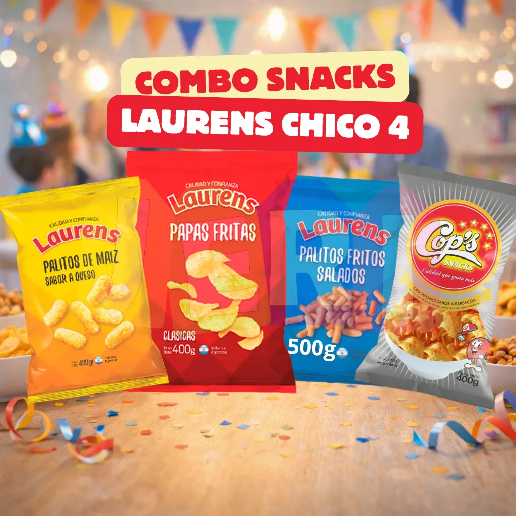 COMBO SNACK´S LAURENS CHICO 4