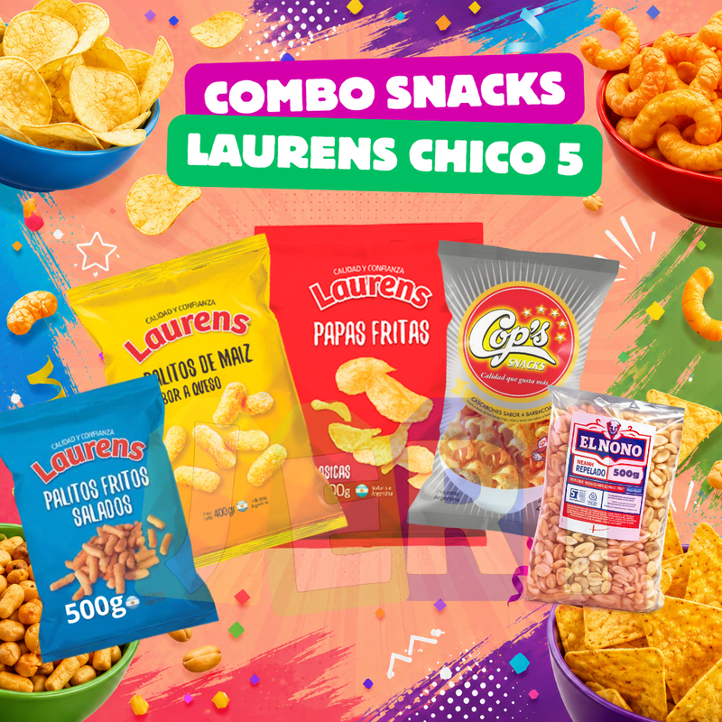 COMBO SNACK´S LAURENS CHICO 5