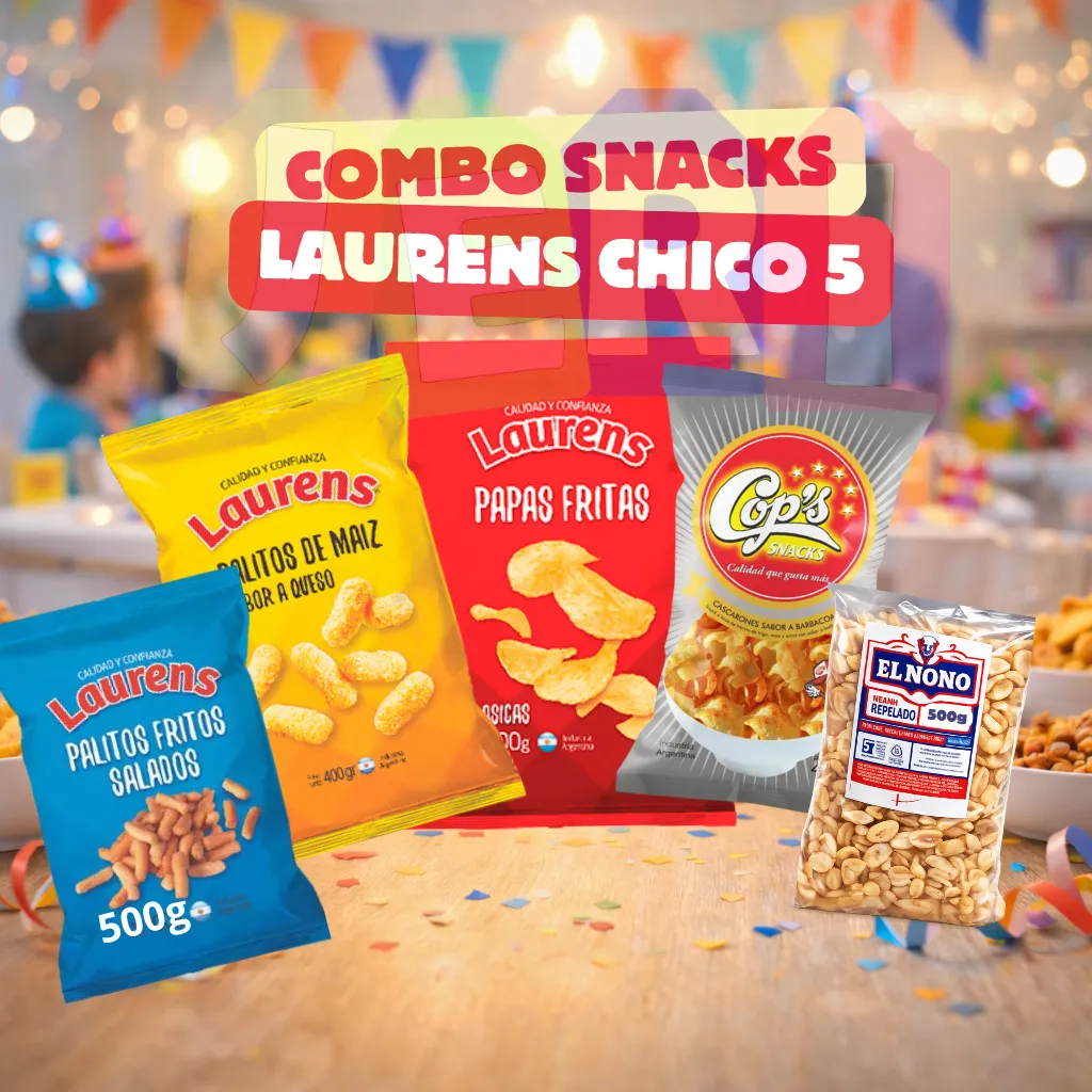 COMBO SNACK´S LAURENS CHICO 5
