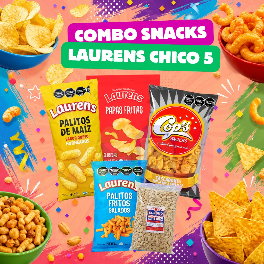 COMBO SNACK´S LAURENS CHICO 5