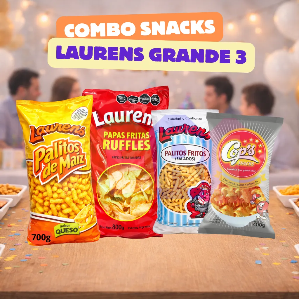 COMBO SNACK´S LAURENS GRANDE 3