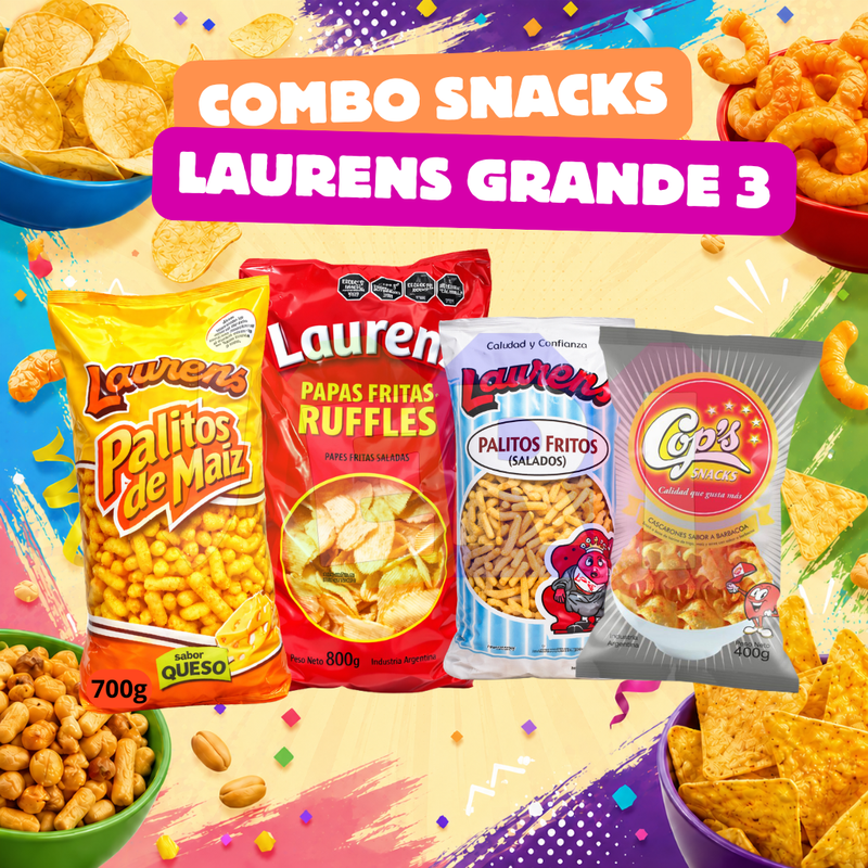 COMBO SNACK´S LAURENS GRANDE 3