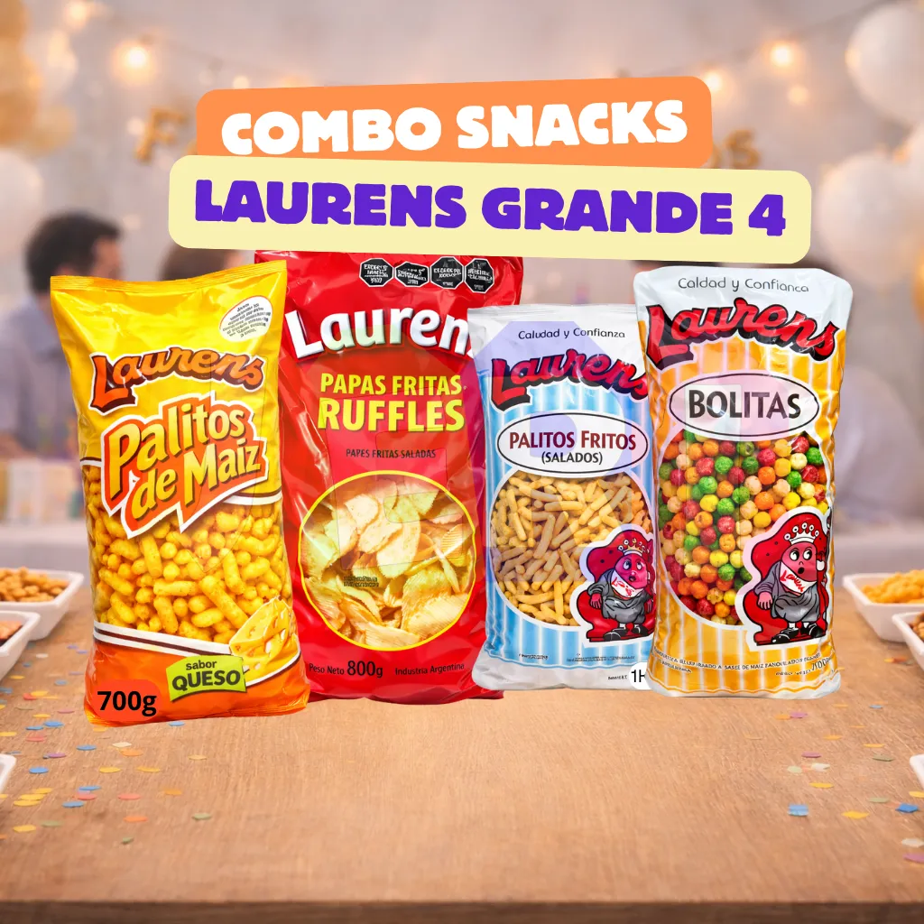 COMBO SNACK´S LAURENS GRANDE 4
