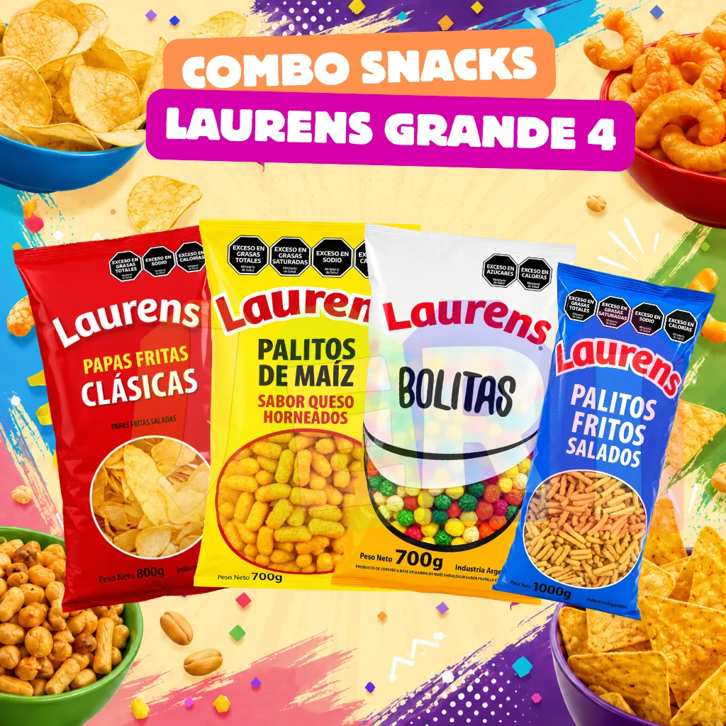 COMBO SNACK´S LAURENS GRANDE 4