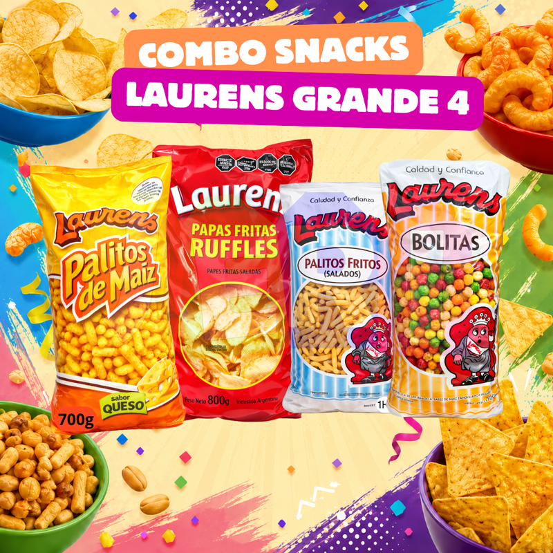 COMBO SNACK´S LAURENS GRANDE 4