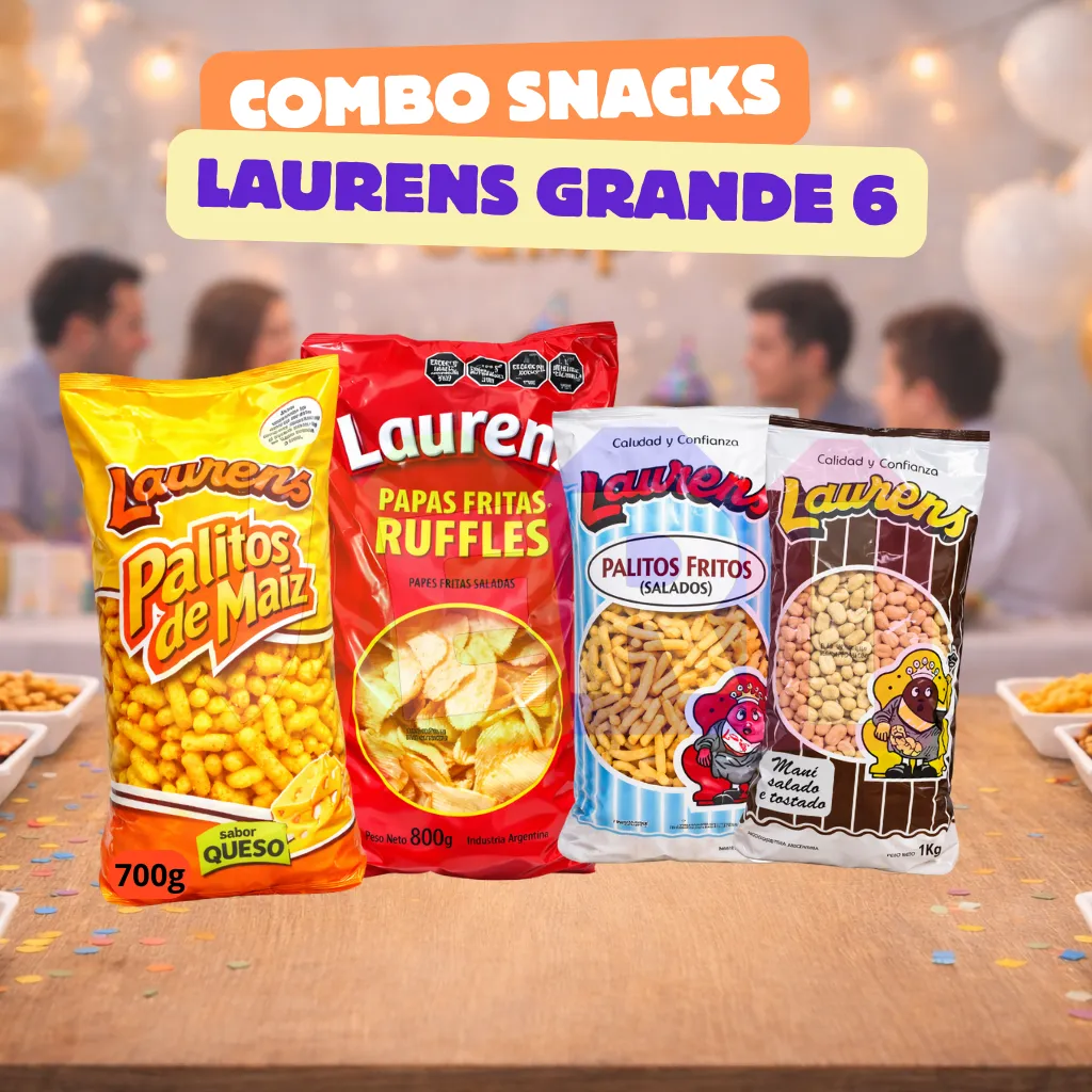 COMBO SNACK´S LAURENS GRANDE 6