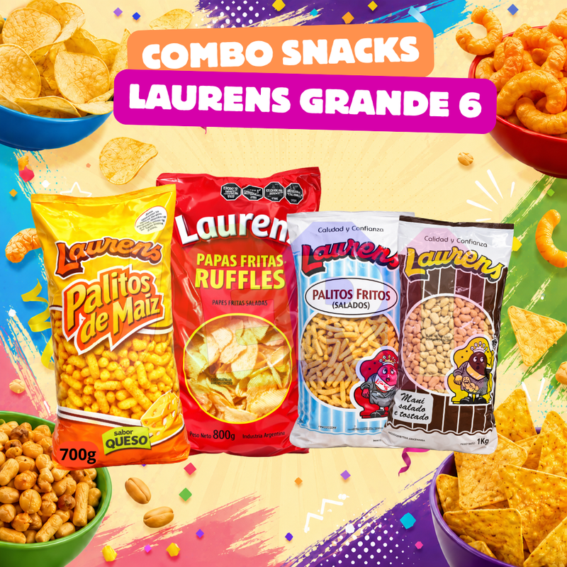 COMBO SNACK´S LAURENS GRANDE 6