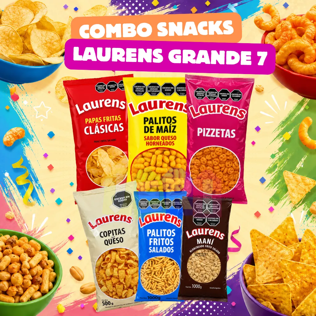COMBO SNACK´S LAURENS GRANDE 7