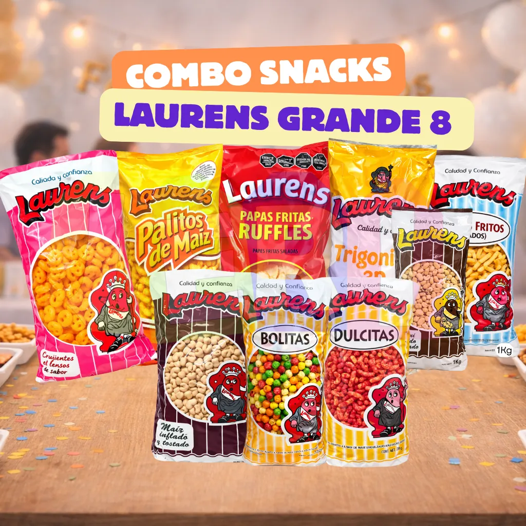 COMBO SNACK´S LAURENS GRANDE 8