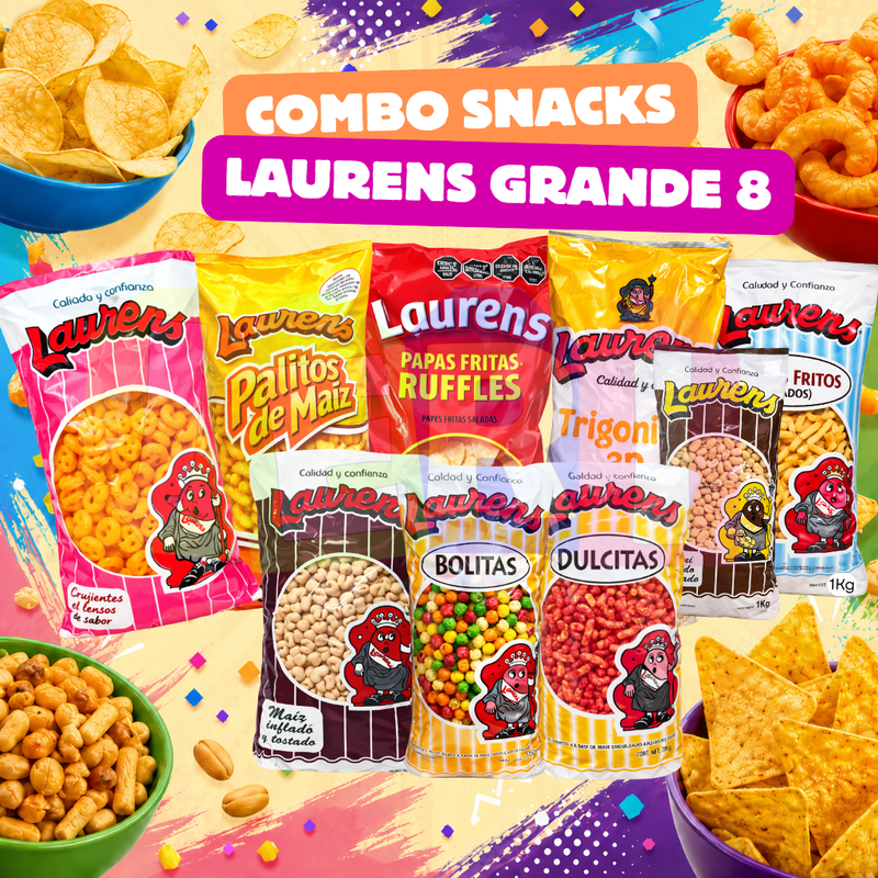 COMBO SNACK´S LAURENS GRANDE 8