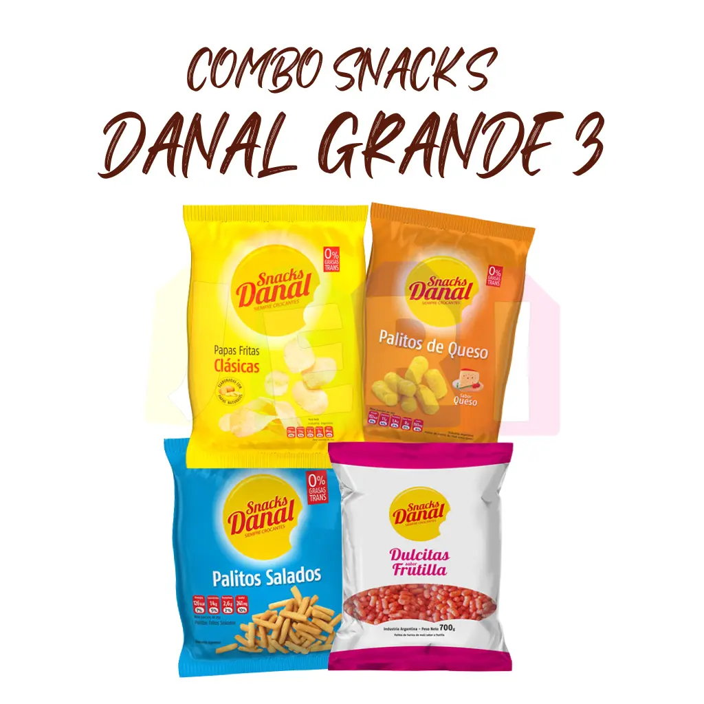 COMBO SNACK´S DANAL GRANDE 3