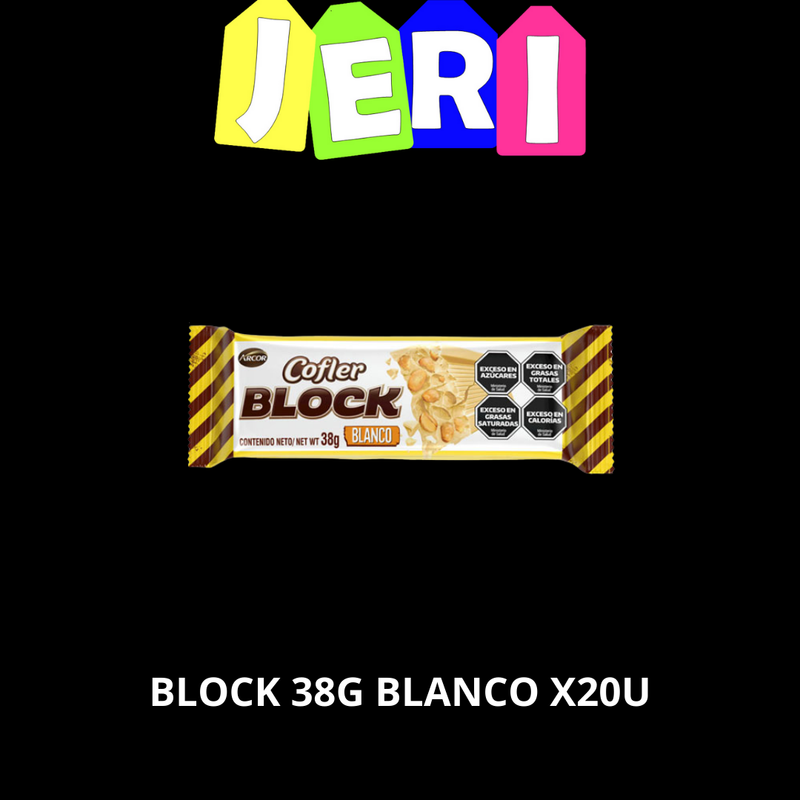 BLOCK 38G X20U BLANCO