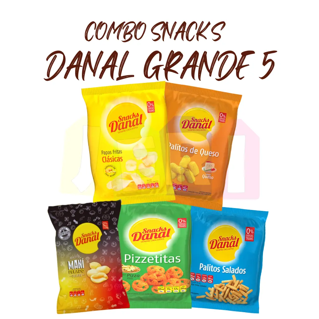 COMBO SNACK´S DANAL GRANDE 5
