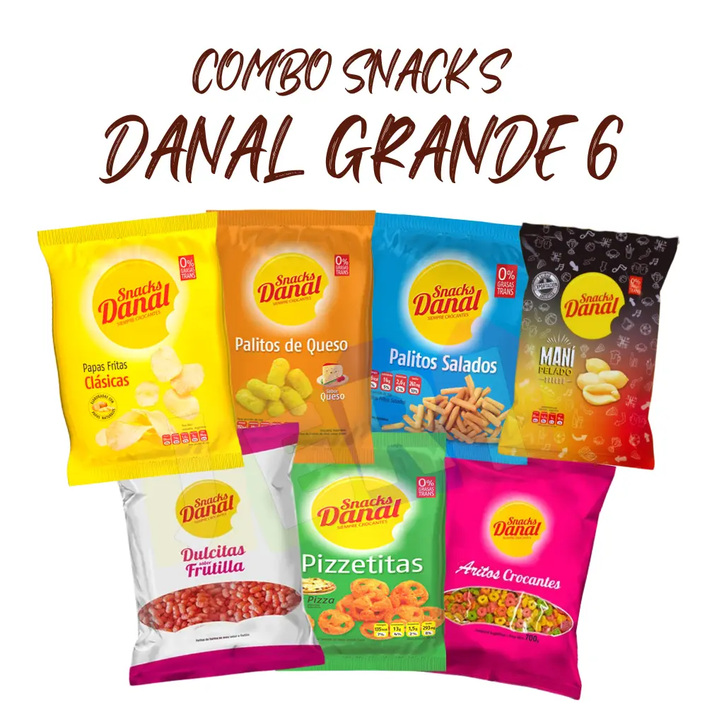 COMBO SNACK´S DANAL GRANDE 6