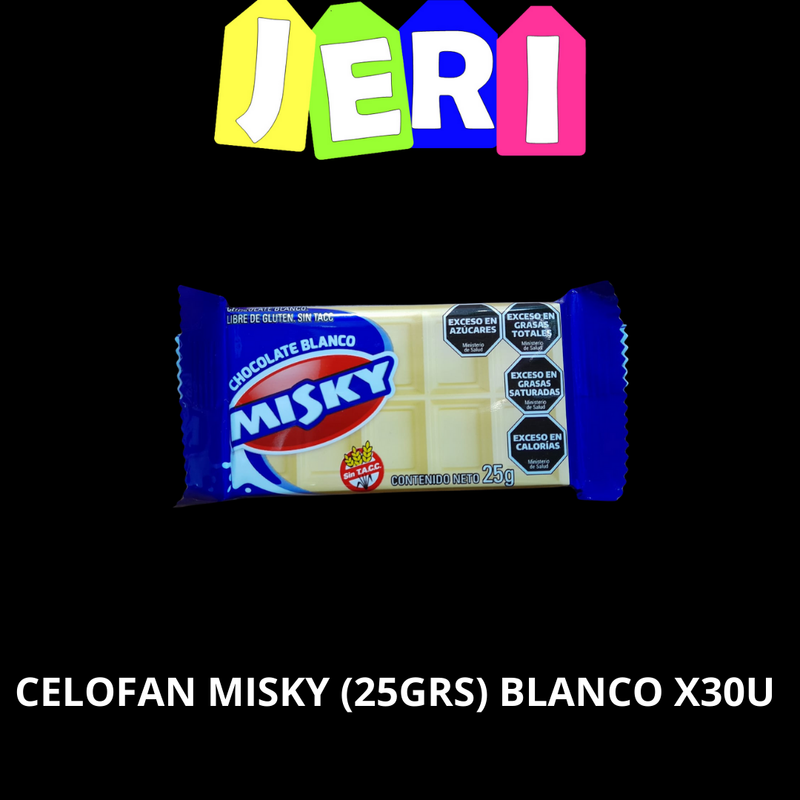 CELOFAN MISKY (25GRS) X30U BLANCO 