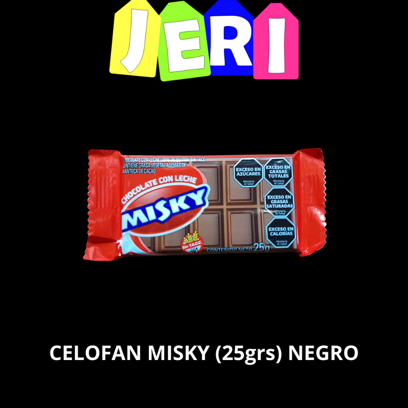 CELOFAN MISKY (25grs) NEGRO