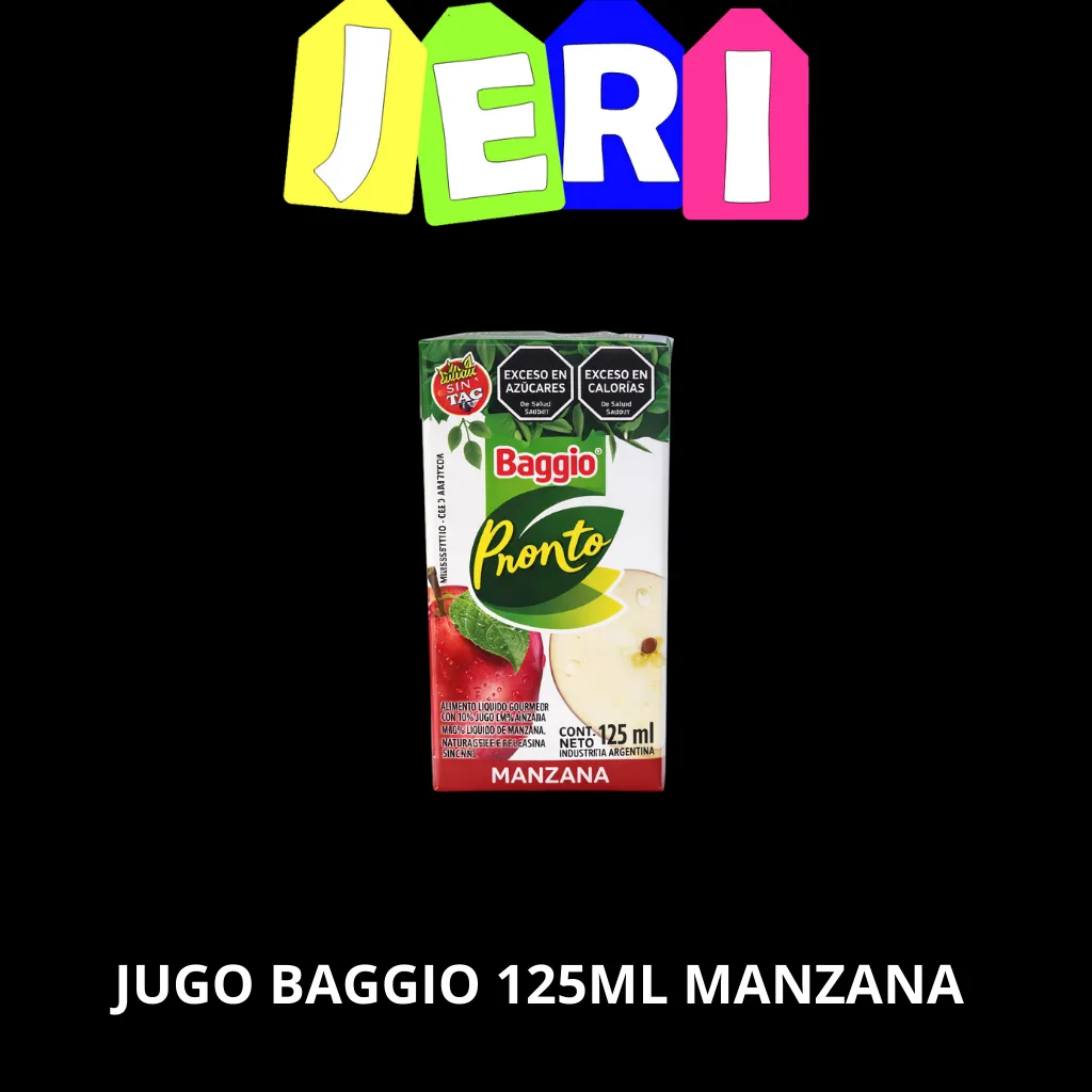 JUGO BAGGIO 125ML MANZANA