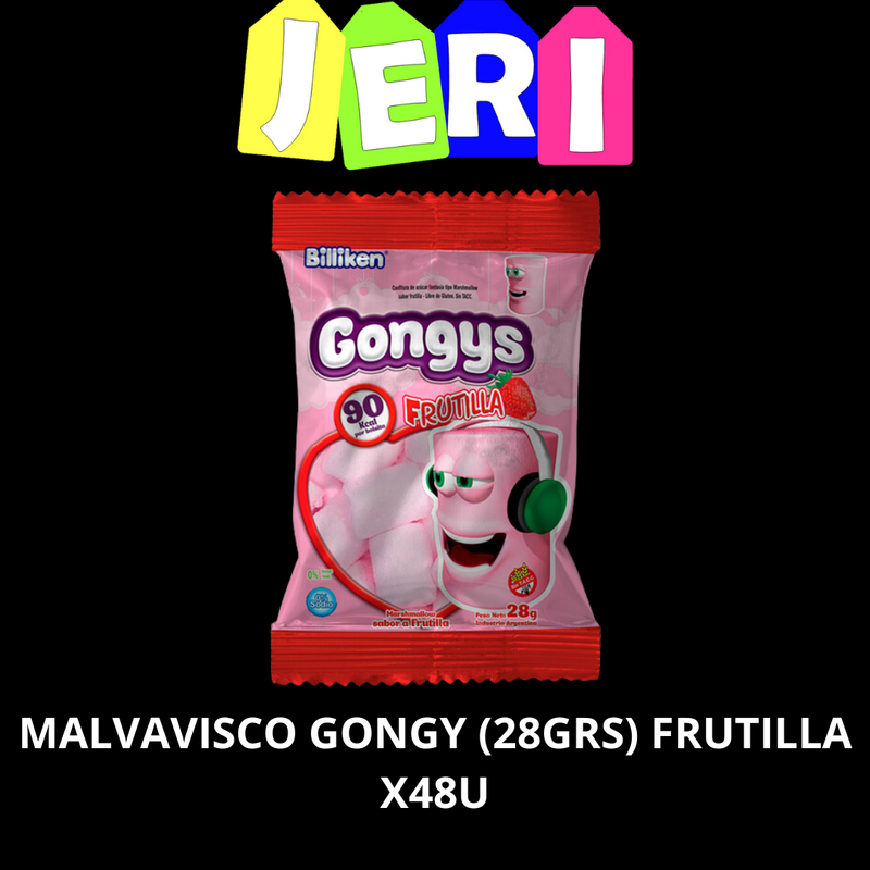 MALVAVISCOS GONGYS (28GRS) FRUTILLA X48U