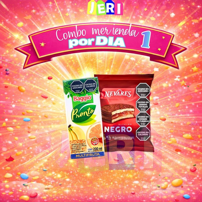 COMBO MERIENDA POR DIA 1