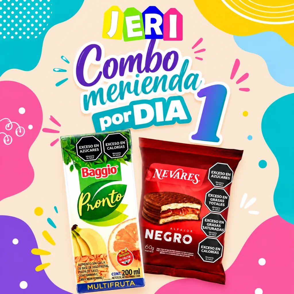 COMBO MERIENDA POR DIA 1