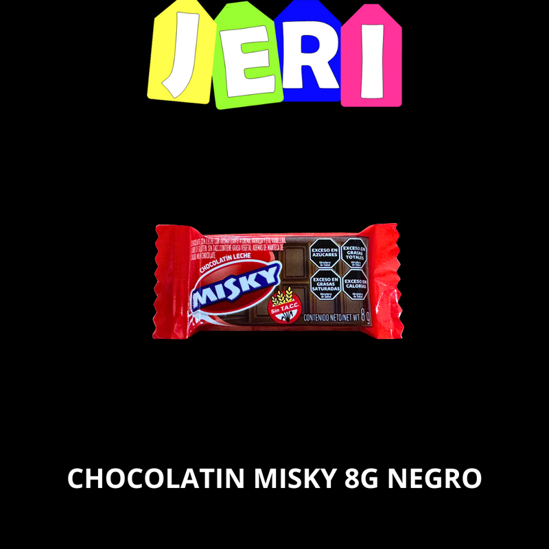 CHOCOLATIN MISKY 8G NEGRO