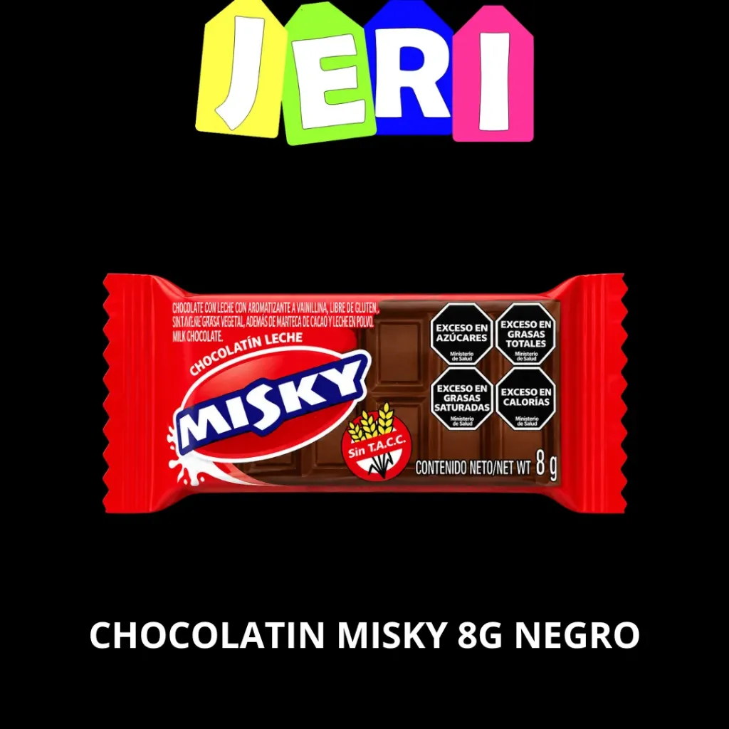 CHOCOLATIN MISKY 8G NEGRO