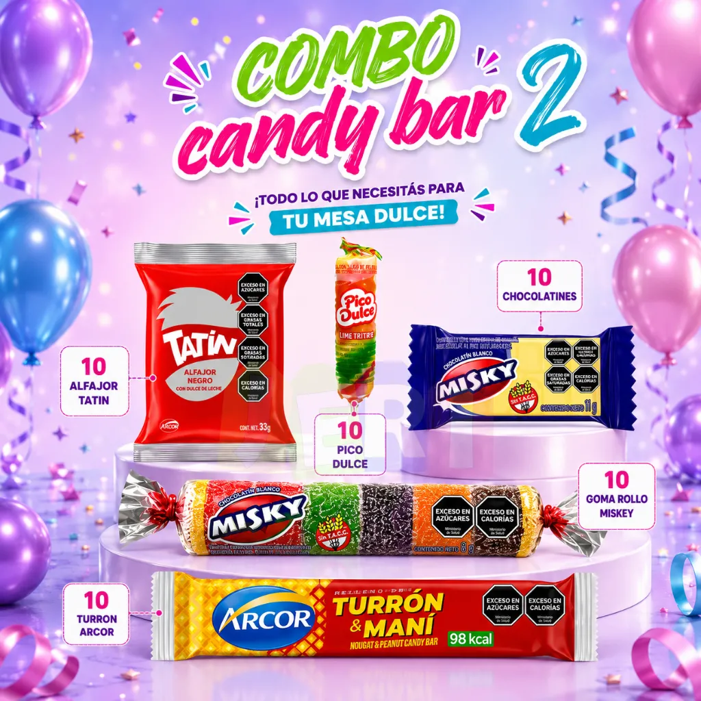 COMBO CANDY BAR 2 (CHOCO BLANCO, CHOCO BLANCO)