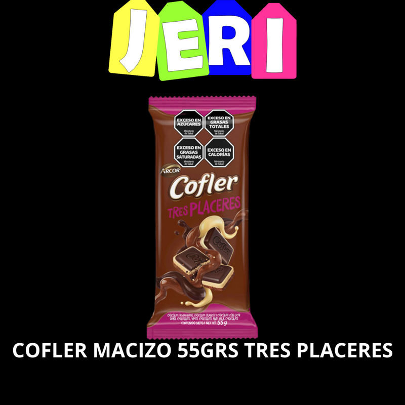COFLER MACIZO 55G TRES PLACERES