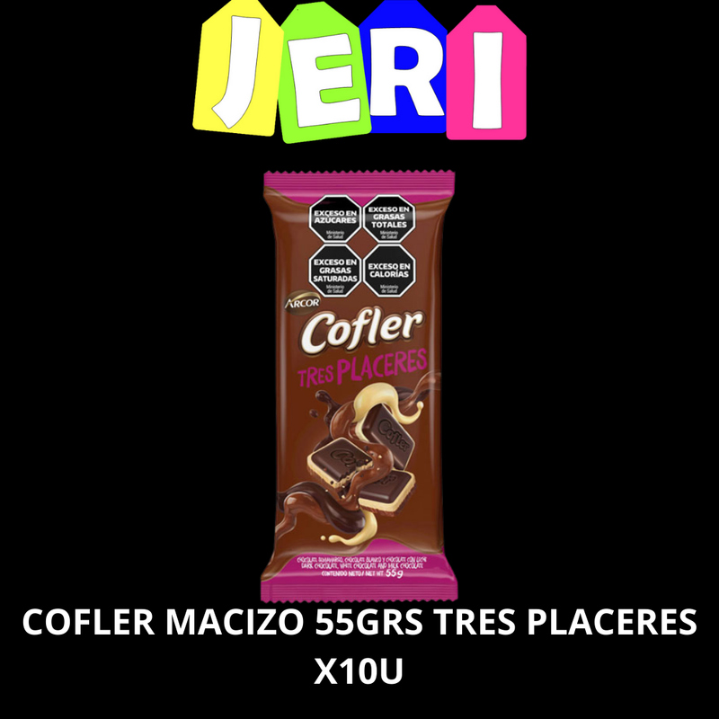 COFLER MACIZO 55 TRES PLACERES X10U