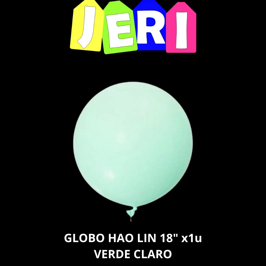 GLOBO HAO LIN 18" x1u (VERDE CLARO)
