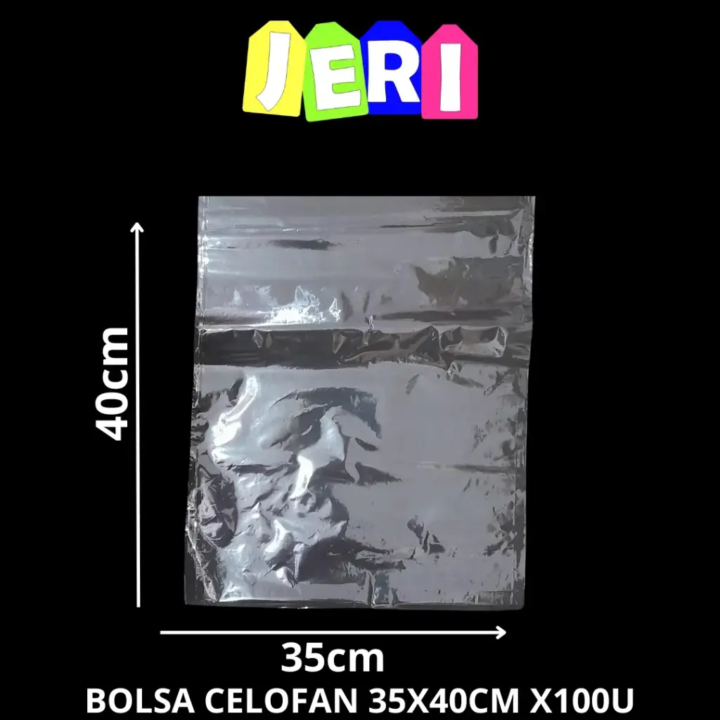 BOLSA CELOFAN 35X40CM X100U