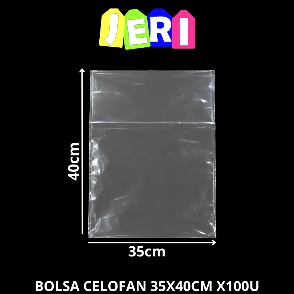 BOLSA CELOFAN 35X40CM X100U