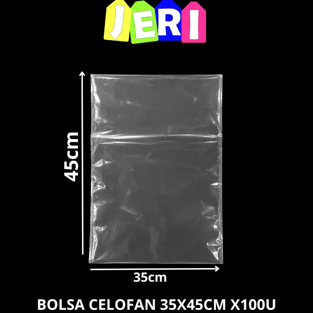 BOLSA CELOFAN 35X45CM X100U