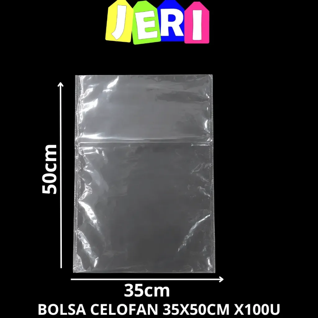 BOLSA CELOFAN 35X50CM X100U