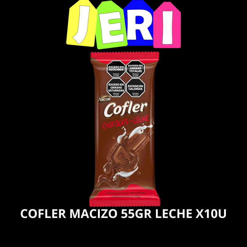 COFLER MACIZO 55G LECHE X10U