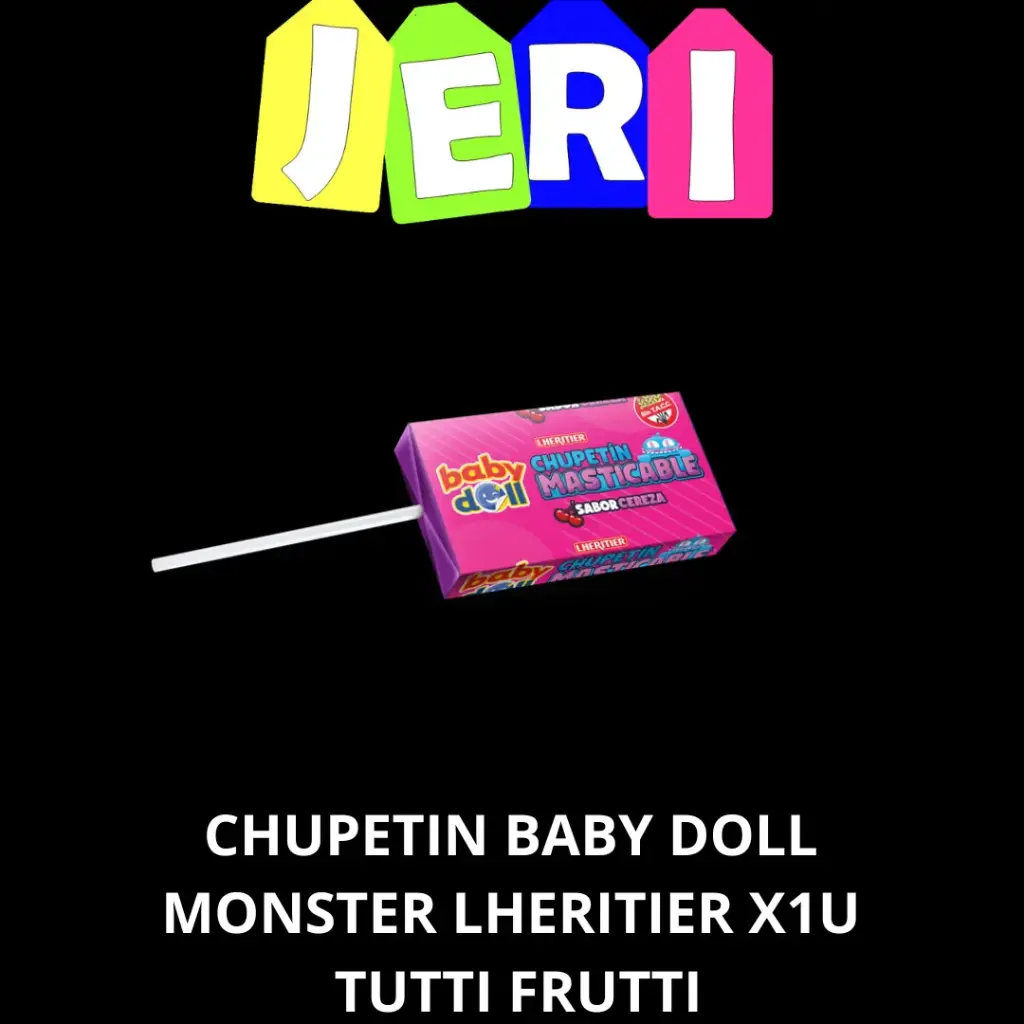 CHUPETIN BABY DOLL MONSTER LHERITIER X1U TUTTI FRUTTI