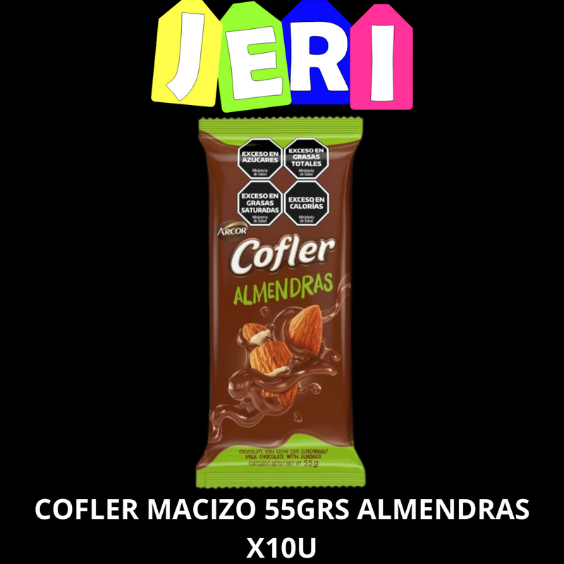 COFLER MACIZO 55G ALMENDRAS X 10U