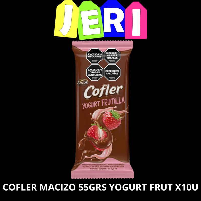 COFLER MACIZO 55G YOGURT FRUT X10U