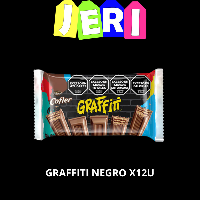 GRAFFITI NEGRO X12U