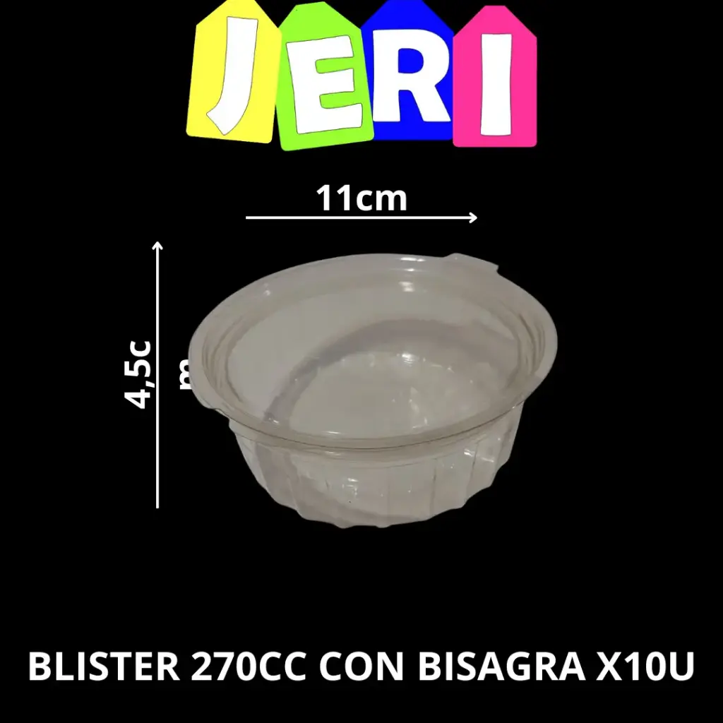 BLISTER 270CC CON BISAGRA X10U