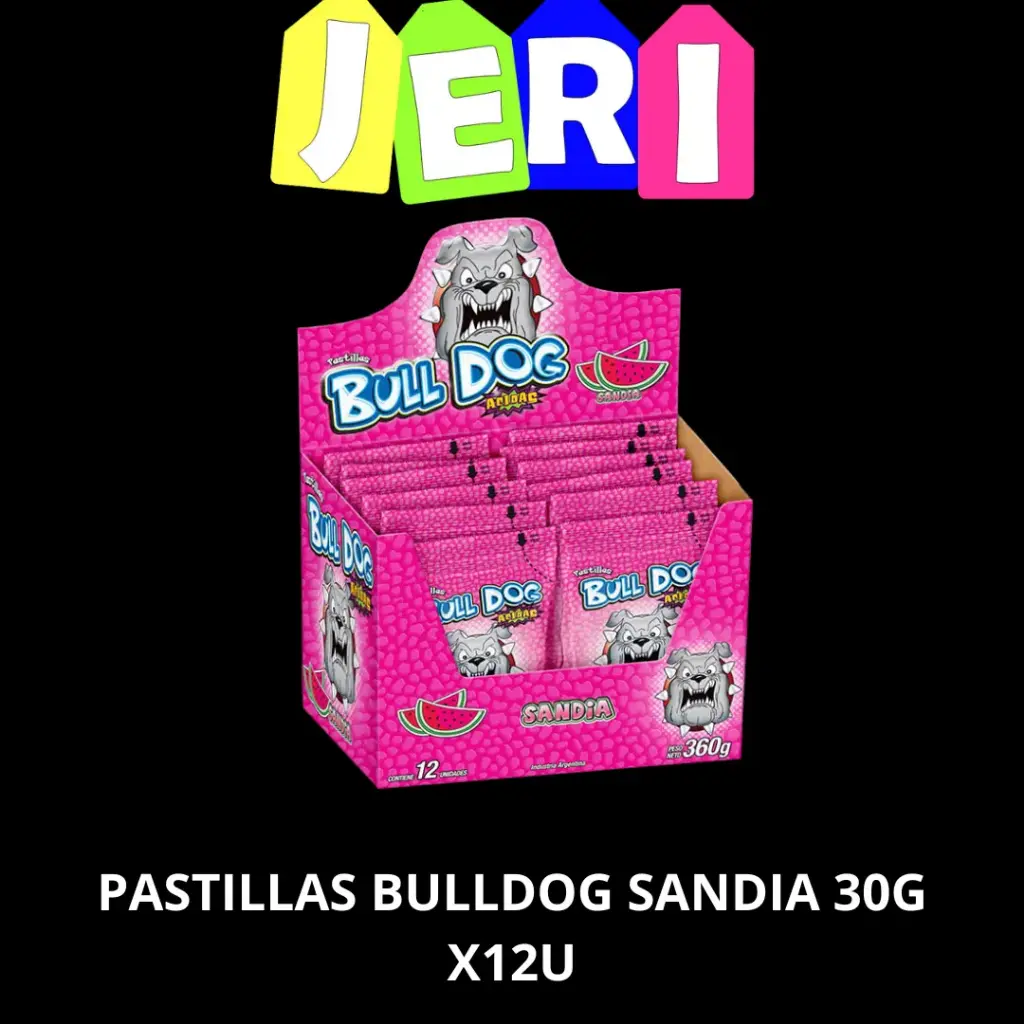 PASTILLAS BULLDOG SANDIA 30G X12U