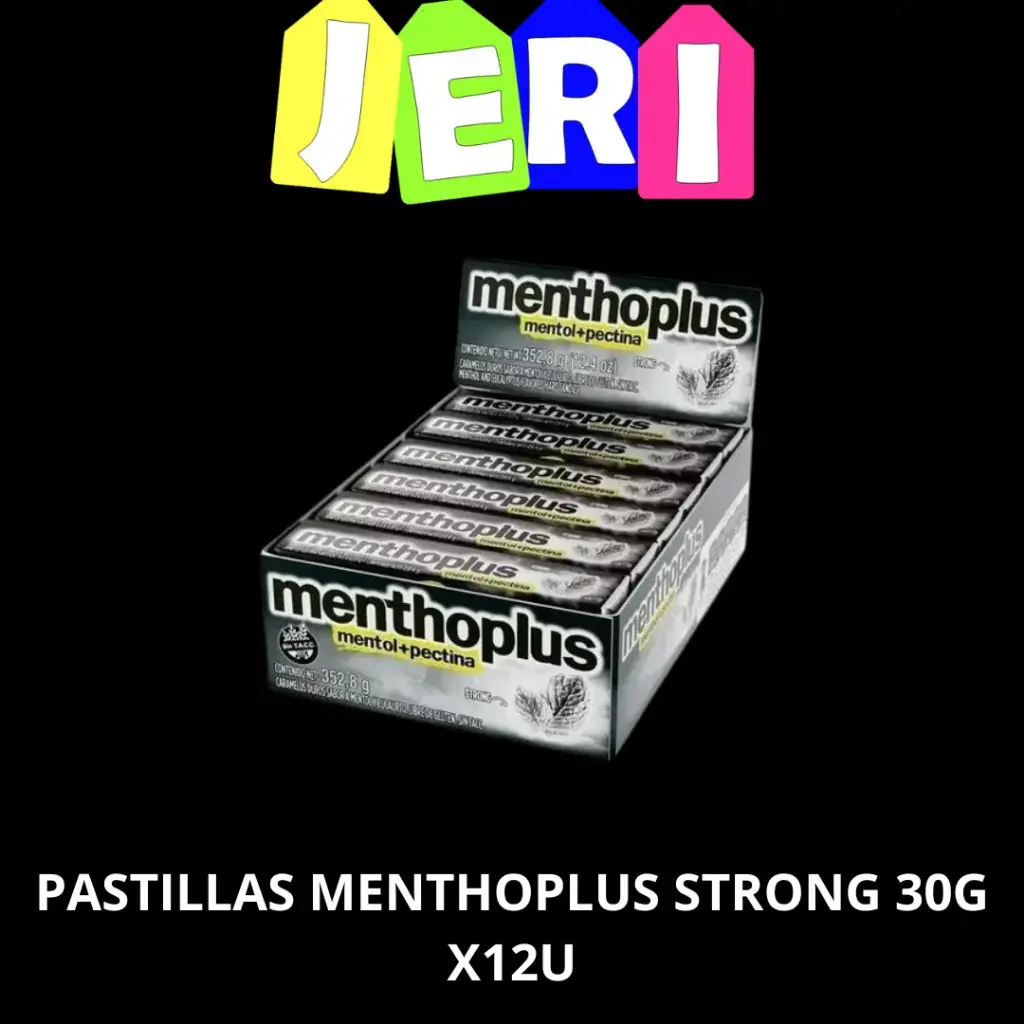 PASTILLAS MENTHOPLUS STRONG 30G X12U