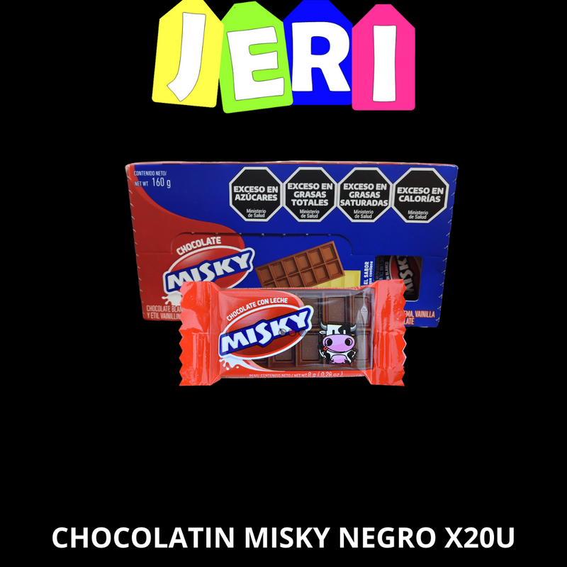 CHOCOLATIN MISKY NEGRO X2OU