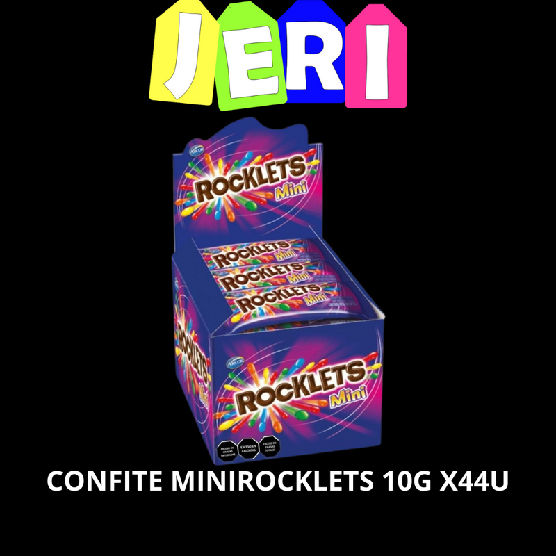 CONFITES MINIROCKLETS 10G X44U