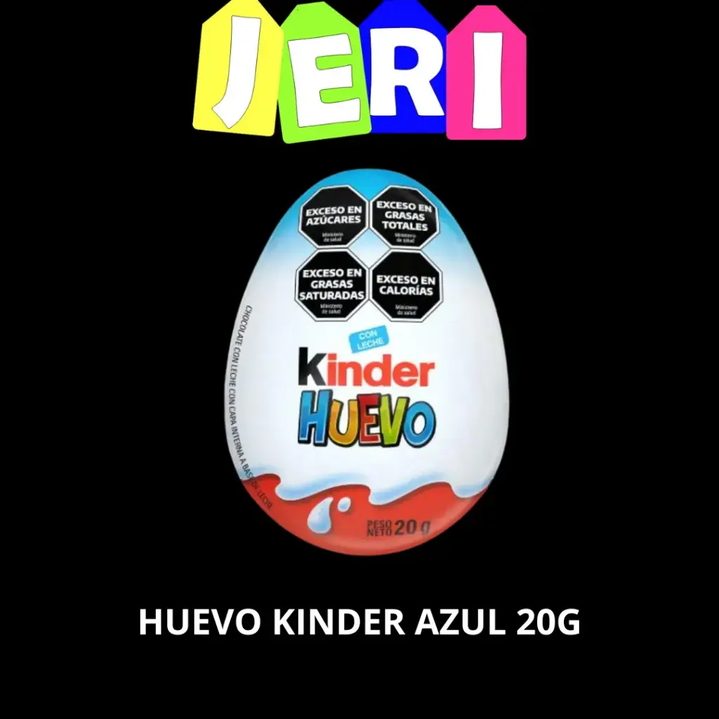 HUEVO KINDER AZUL 20G