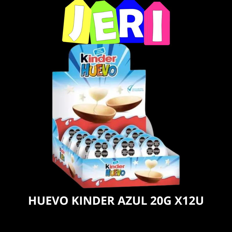 HUEVO KINDER AZUL 20G X12U